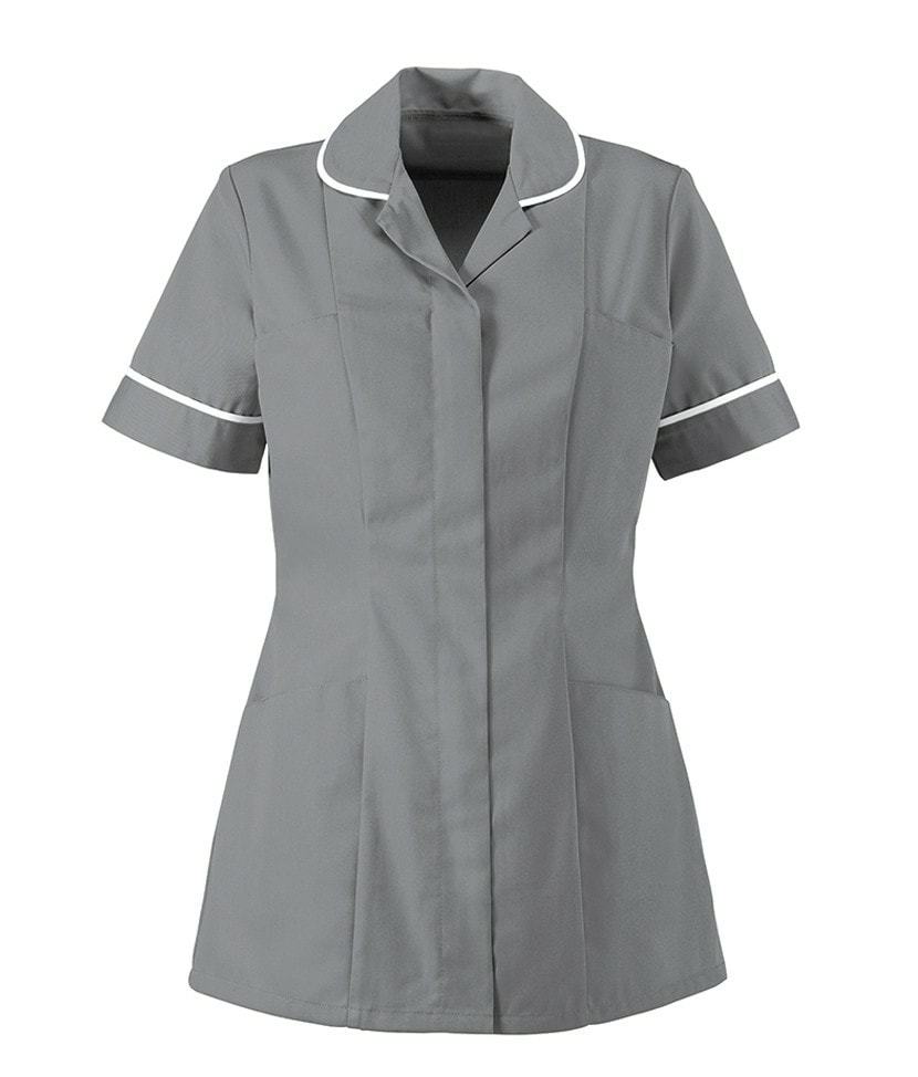 Advanced Practitioner's uniform at ELHT grey with white piping