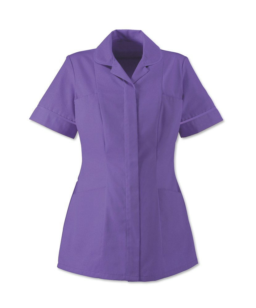 Matron's uniform at ELHT purple with purple piping