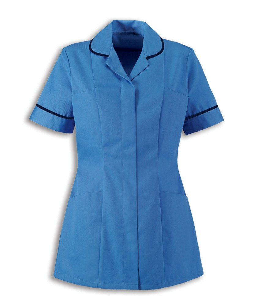 Midwife, NICU, paediatrics band 6 - uniform at ELHT blue with navy piping