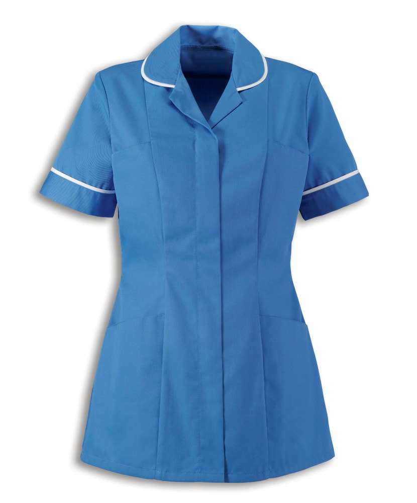 Staff nurse, midwife, specialist nurse band 5 - uniform at ELHT blue with white piping