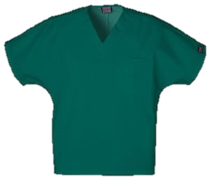 Specialist Trainee's uniform at ELHT, dark green top 